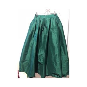 Forest Green Chicwish Ballroom skirt